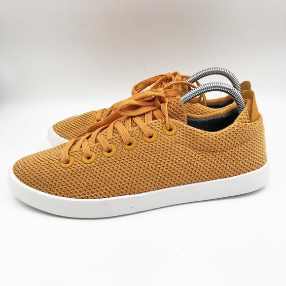 ALLBIRDS Tree Pipers Lux Honey Athletic Sneakers Tennis Shoes Goldenrod Mens 9 - Picture 3 of 8